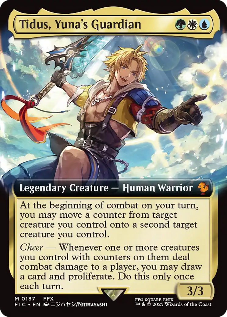 Tidus, Yuna's Guardian (Extended Art) [FINAL FANTASY Commander] | Game Master's Emporium (The New GME)