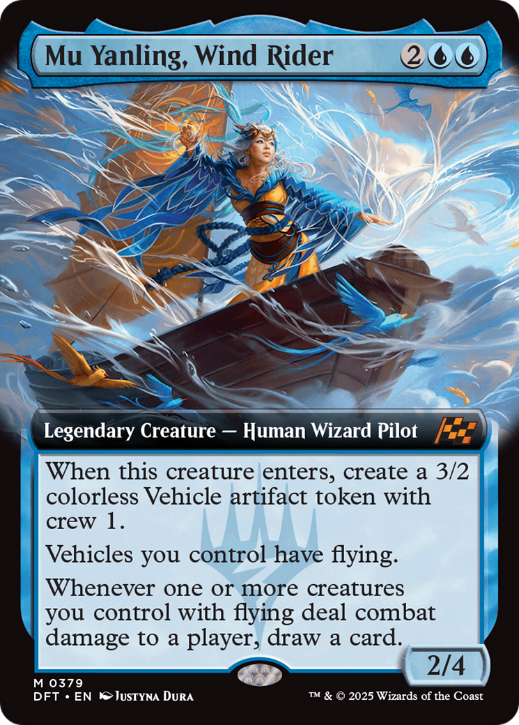 Mu Yanling, Wind Rider (Extended Art) [Aetherdrift] | Game Master's Emporium (The New GME)