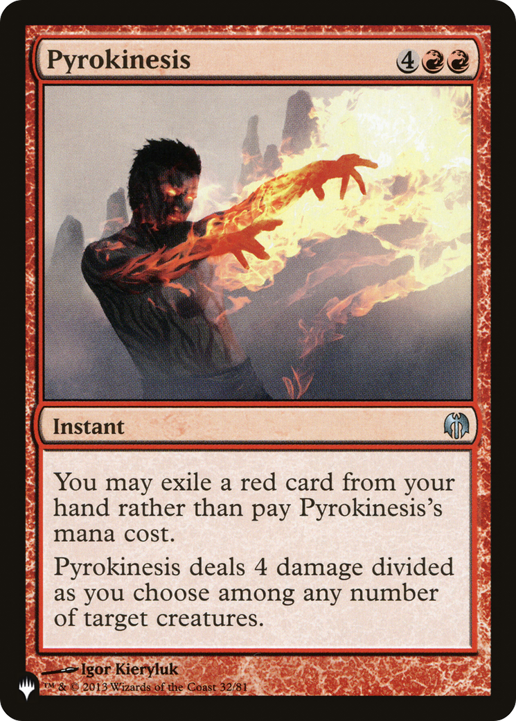 Pyrokinesis [The List] | Game Master's Emporium (The New GME)