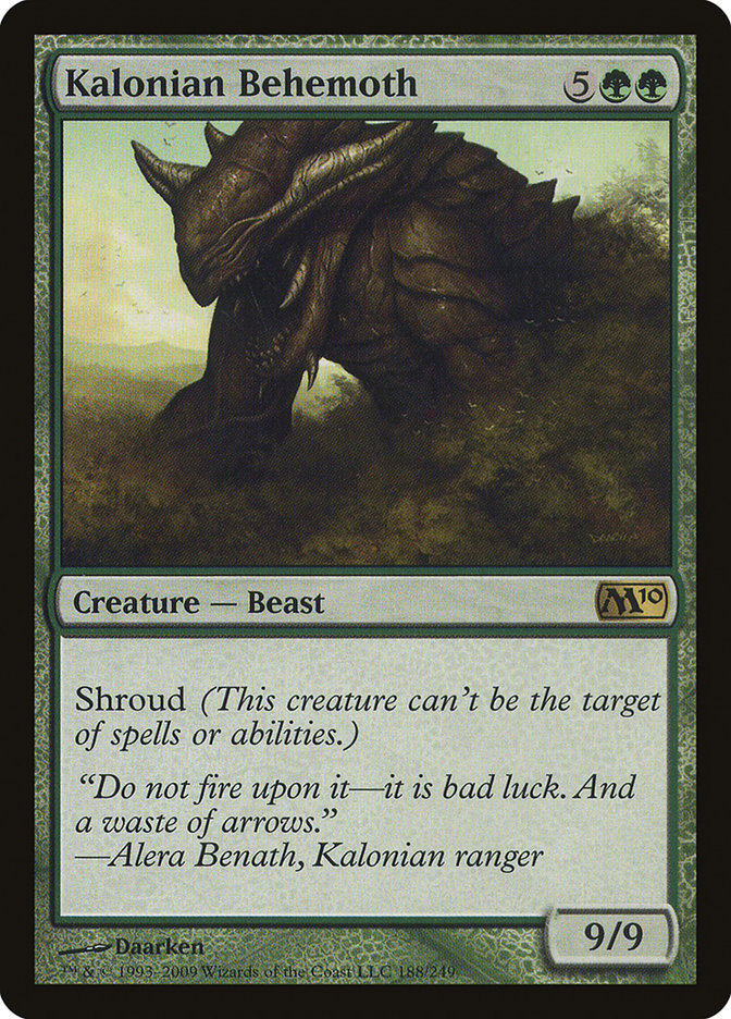 Kalonian Behemoth [Magic 2010] | Game Master's Emporium (The New GME)