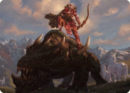 Meria's Outrider Art Card [Dominaria United Art Series] | Game Master's Emporium (The New GME)