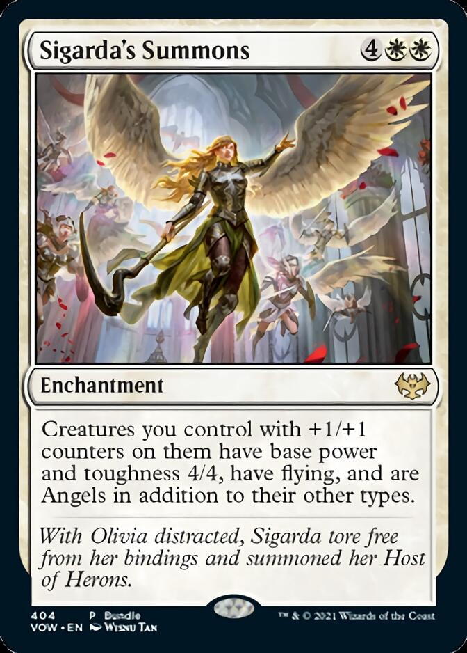 Sigarda's Summons (Bundle) [Innistrad: Crimson Vow] | Game Master's Emporium (The New GME)