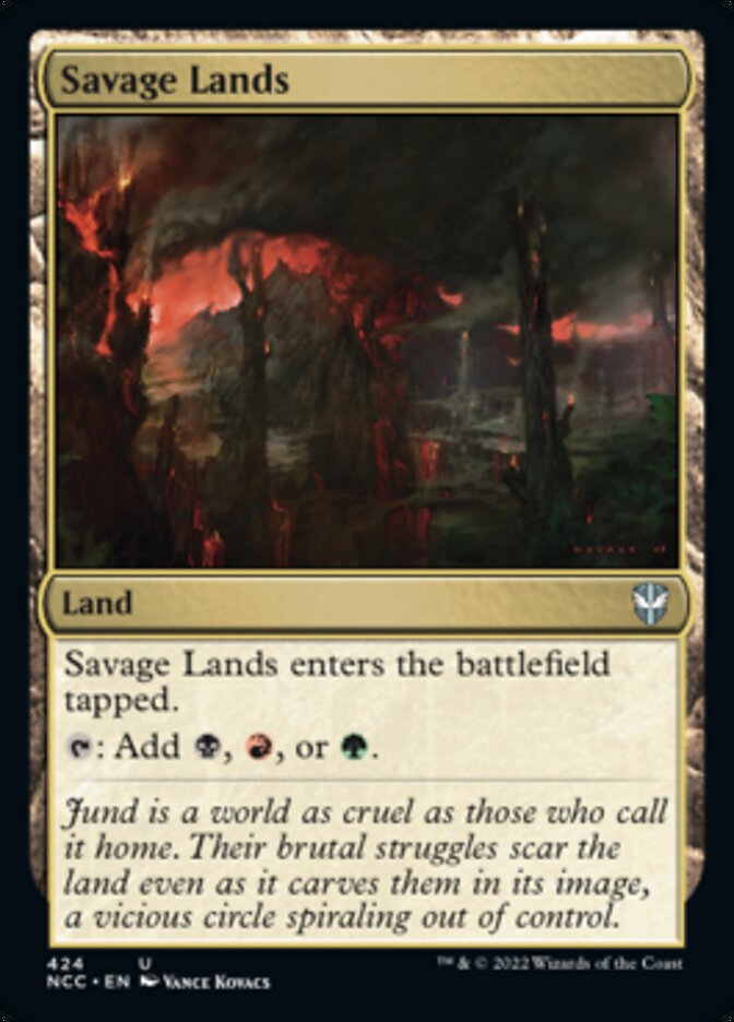 Savage Lands [Streets of New Capenna Commander] | Game Master's Emporium (The New GME)