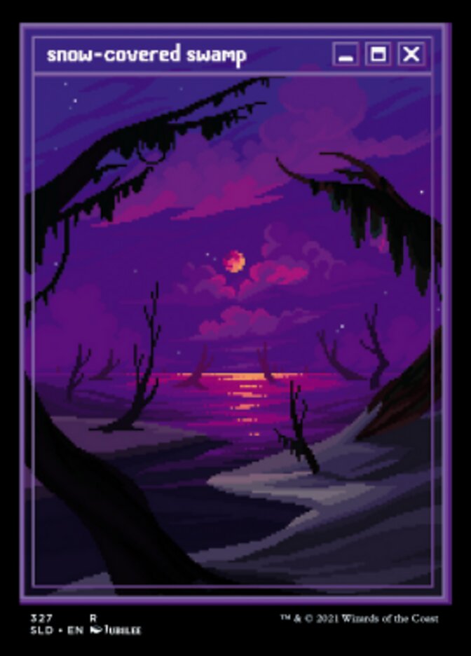 Snow-Covered Swamp (327) [Secret Lair Drop Series] | Game Master's Emporium (The New GME)