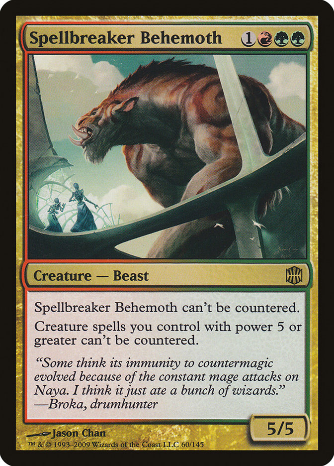 Spellbreaker Behemoth (Oversized) [Oversize Cards] | Game Master's Emporium (The New GME)