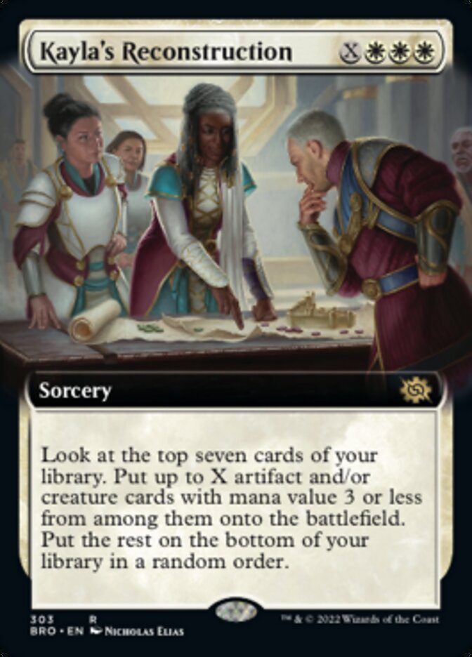 Kayla's Reconstruction (Extended Art) [The Brothers' War] | Game Master's Emporium (The New GME)