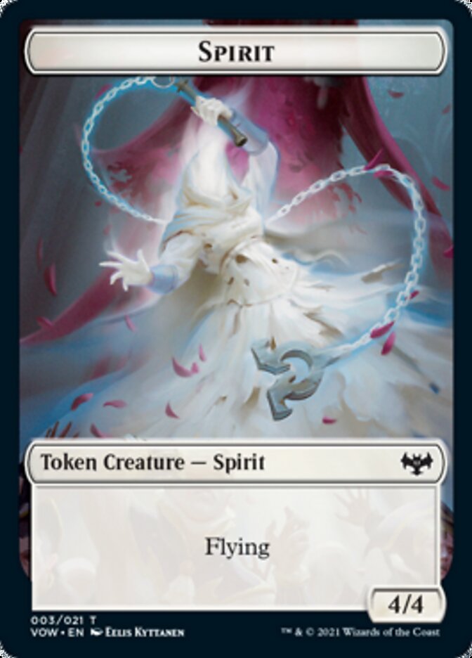 Spirit Token (003) [Innistrad: Crimson Vow Tokens] | Game Master's Emporium (The New GME)