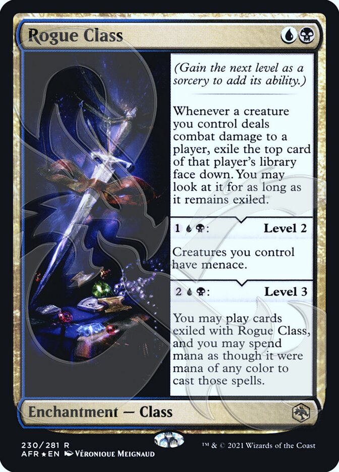 Rogue Class (Ampersand Promo) [Dungeons & Dragons: Adventures in the Forgotten Realms Promos] | Game Master's Emporium (The New GME)