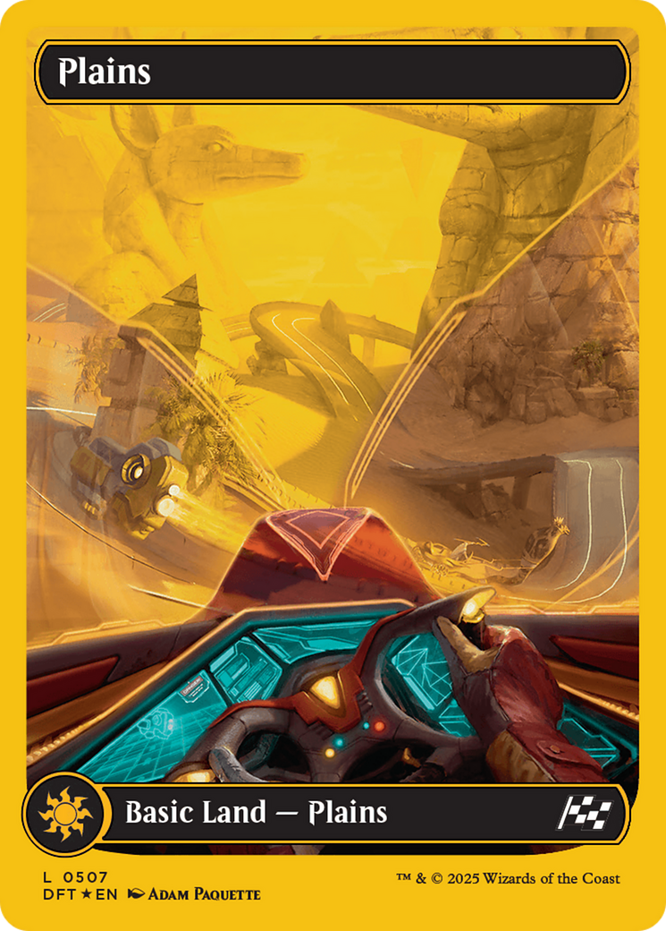 Plains (0507) (First-Place Foil) [Aetherdrift] | Game Master's Emporium (The New GME)