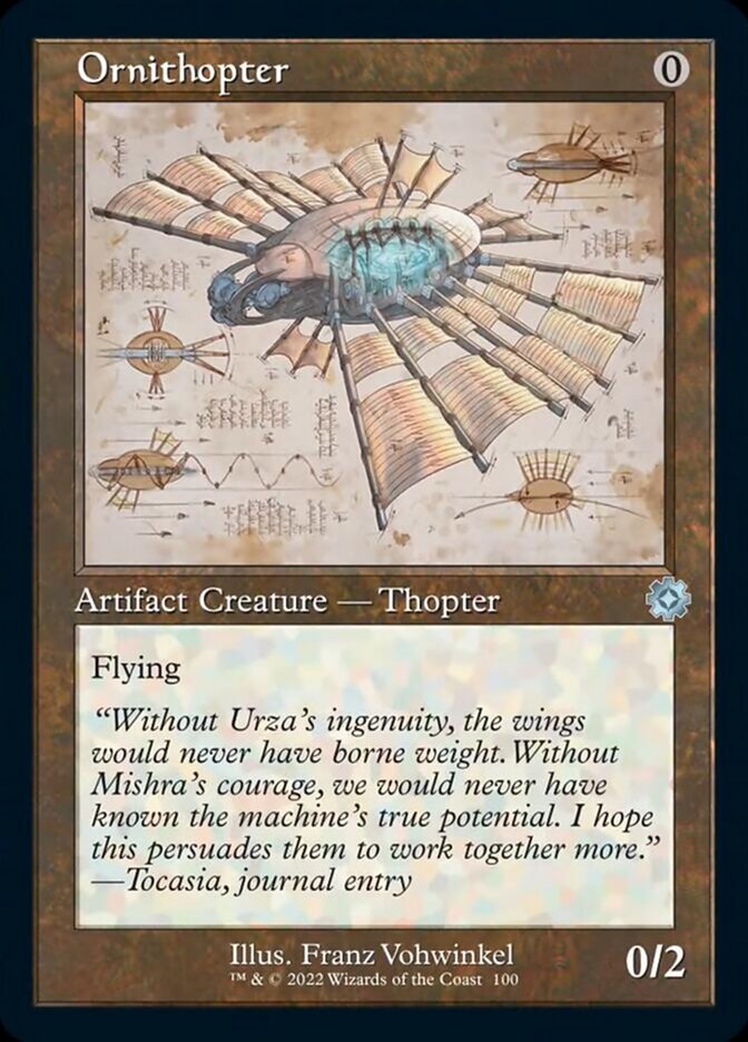 Ornithopter (Retro Schematic) [The Brothers' War Retro Artifacts] | Game Master's Emporium (The New GME)
