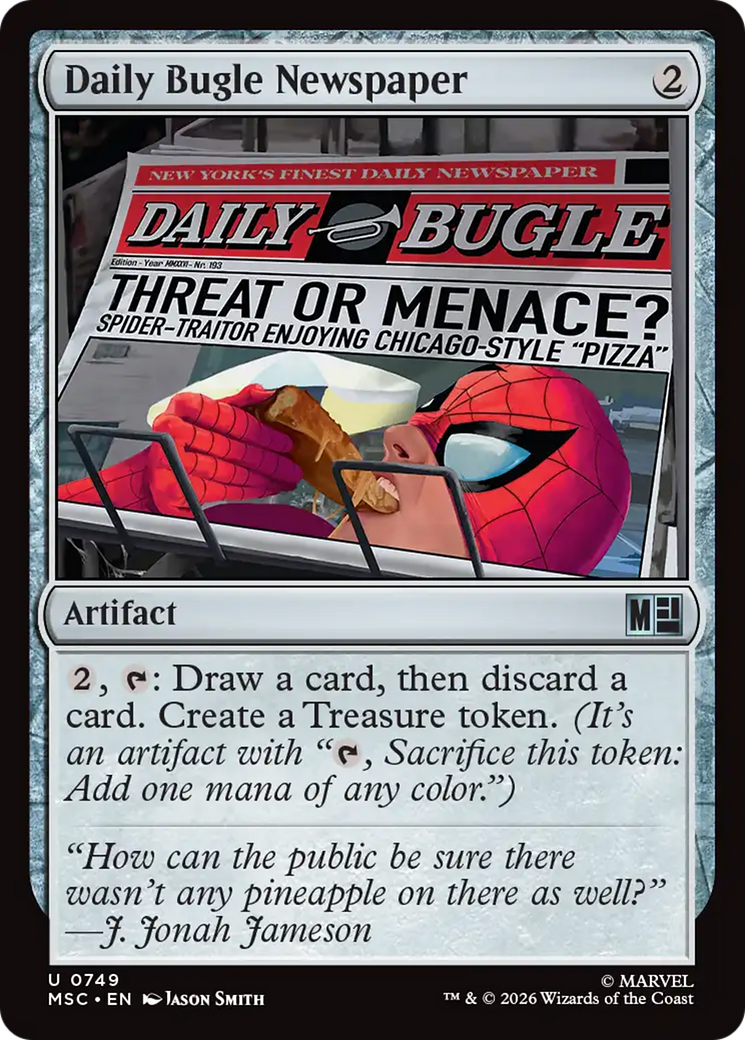 Daily Bugle Newspaper [Marvel Super Heroes Commander] | Game Master's Emporium (The New GME)