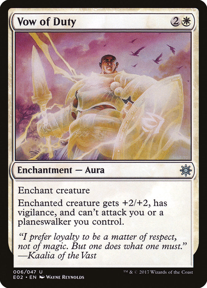 Vow of Duty [Explorers of Ixalan] | Game Master's Emporium (The New GME)