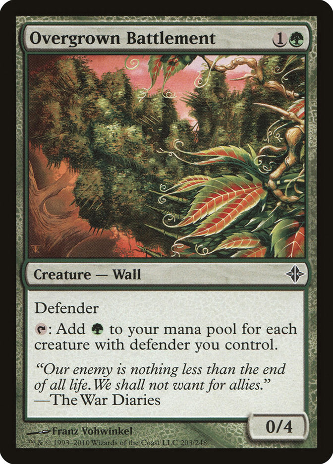 Overgrown Battlement [Rise of the Eldrazi] | Game Master's Emporium (The New GME)