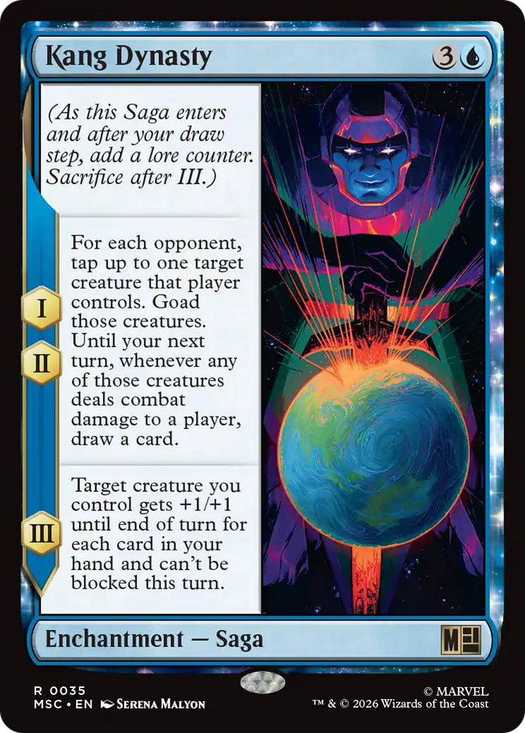 Kang Dynasty (Surge Foil) [Marvel Super Heroes Commander] | Game Master's Emporium (The New GME)