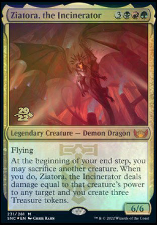 Ziatora, the Incinerator [Streets of New Capenna Prerelease Promos] | Game Master's Emporium (The New GME)