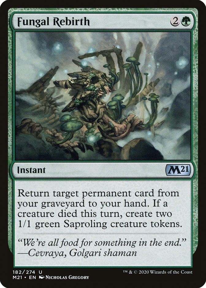 Fungal Rebirth [Core Set 2021] | Game Master's Emporium (The New GME)