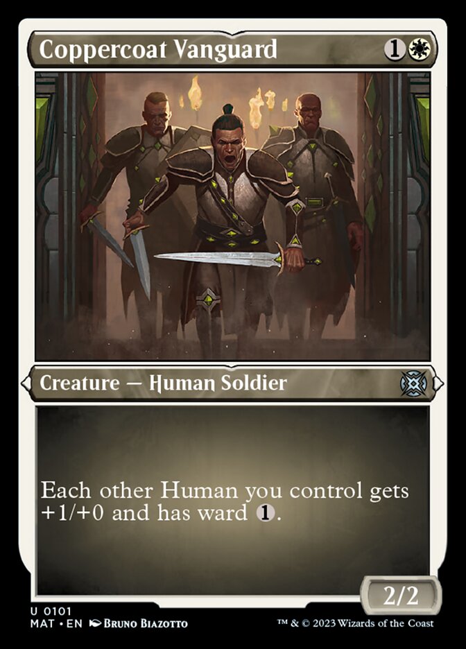 Coppercoat Vanguard (Foil Etched) [March of the Machine: The Aftermath] | Game Master's Emporium (The New GME)