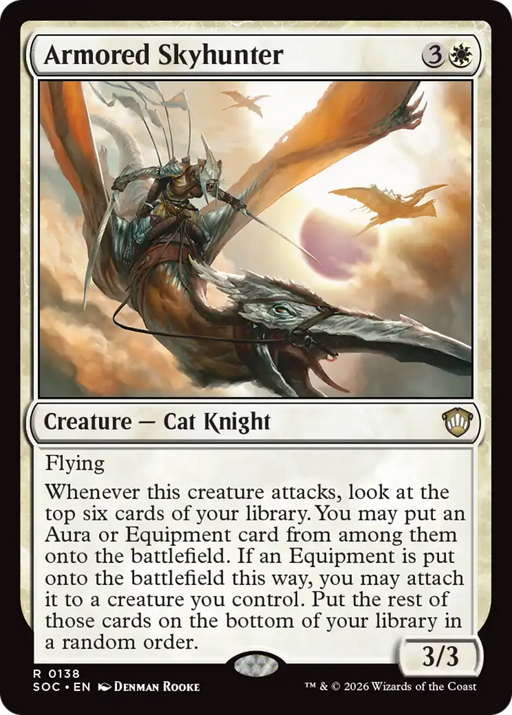 Armored Skyhunter [Secrets of Strixhaven Commander] | Game Master's Emporium (The New GME)