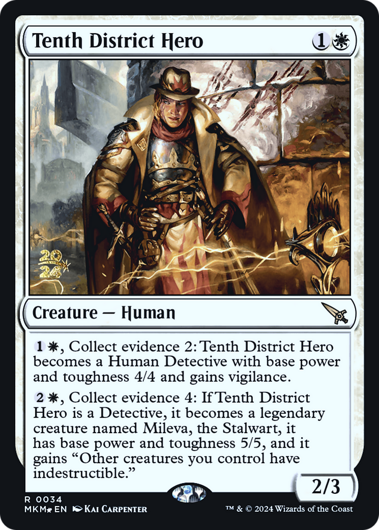 Tenth District Hero [Murders at Karlov Manor Prerelease Promos] | Game Master's Emporium (The New GME)