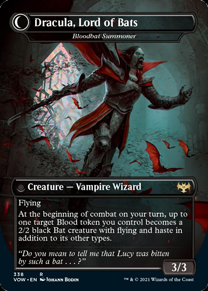 Voldaren Bloodcaster // Bloodbat Summoner - Dracula, Lord of Blood // Dracula, Lord of Bats [Innistrad: Crimson Vow] | Game Master's Emporium (The New GME)