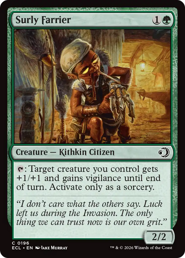Surly Farrier [Lorwyn Eclipsed] | Game Master's Emporium (The New GME)