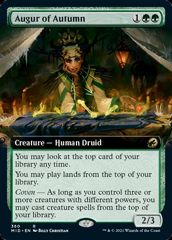 Augur of Autumn (Extended Art) [Innistrad: Midnight Hunt] | Game Master's Emporium (The New GME)
