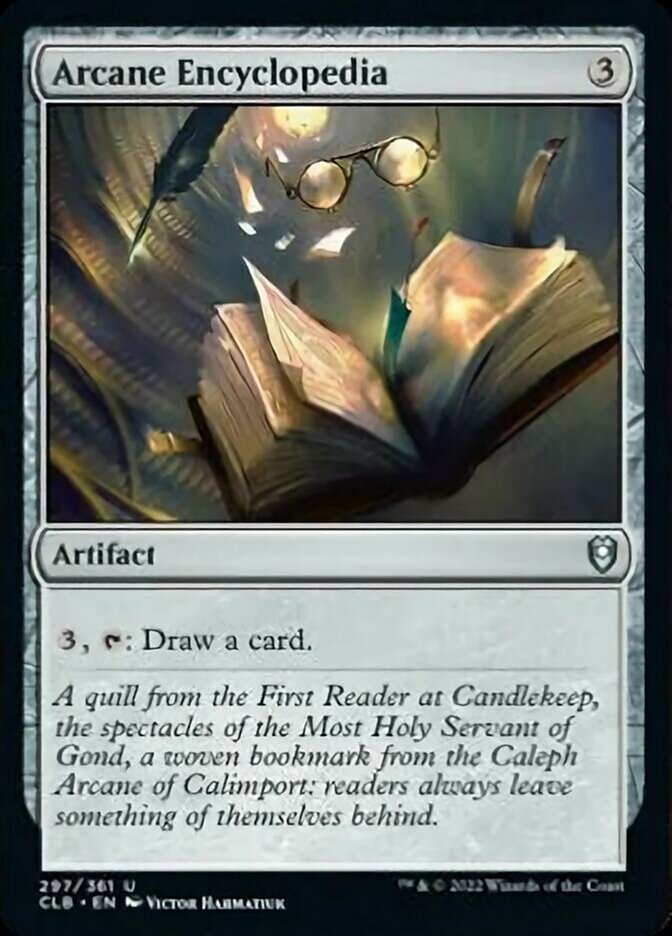 Arcane Encyclopedia [Commander Legends: Battle for Baldur's Gate] | Game Master's Emporium (The New GME)