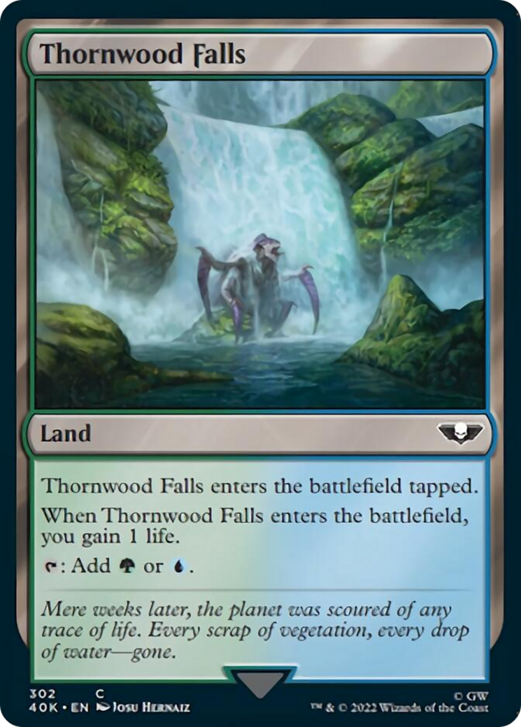 Thornwood Falls (Surge Foil) [Warhammer 40,000] | Game Master's Emporium (The New GME)