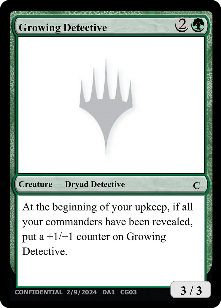 Growing Detective [Unknown Event] | Game Master's Emporium (The New GME)