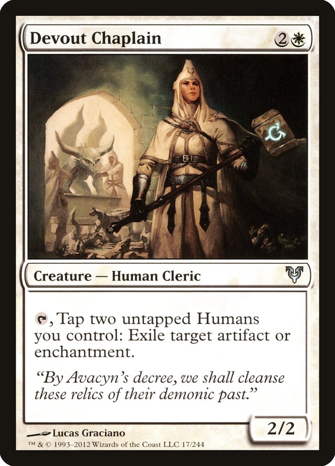 Devout Chaplain [Avacyn Restored] | Game Master's Emporium (The New GME)