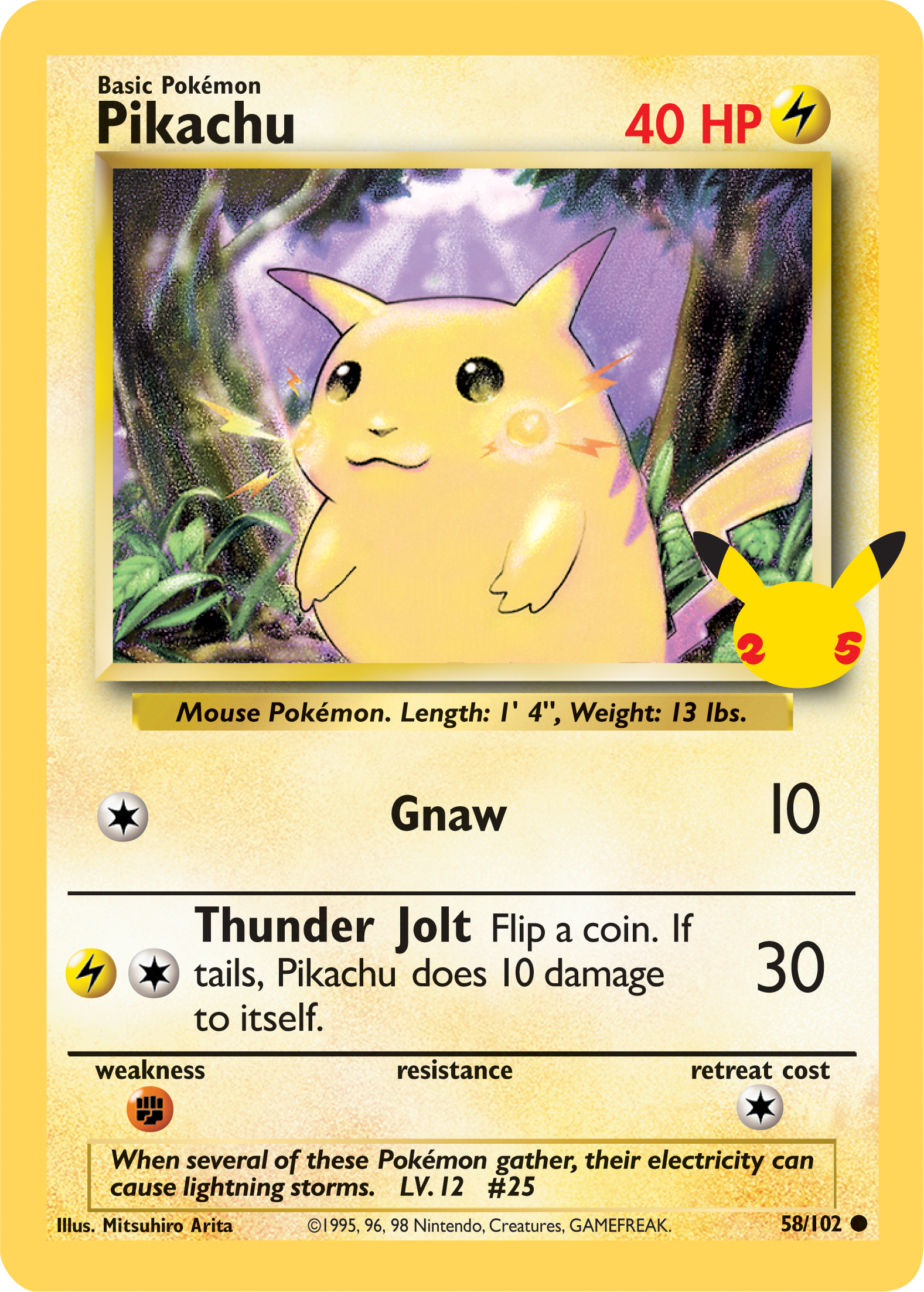 Pikachu (58/102) (Jumbo Card) [First Partner Pack] | Game Master's Emporium (The New GME)