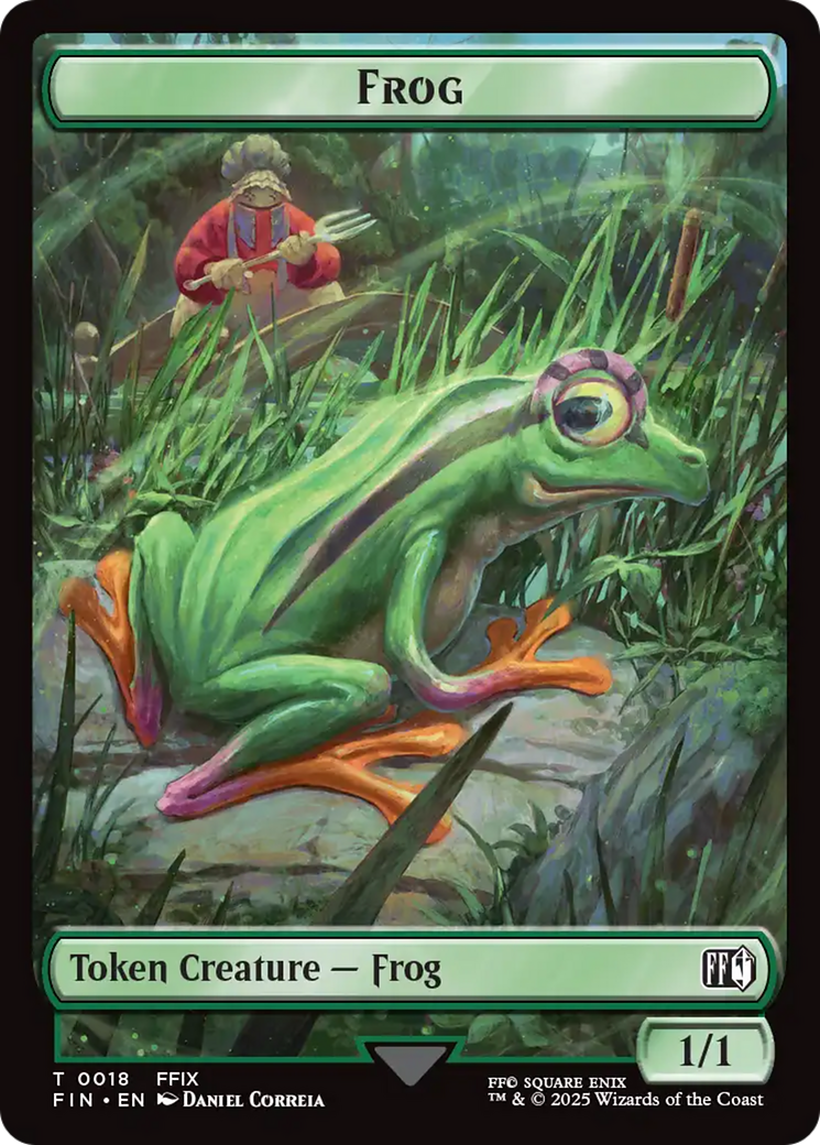 Hero (0008) // Frog Double-Sided Token [FINAL FANTASY Tokens] | Game Master's Emporium (The New GME)