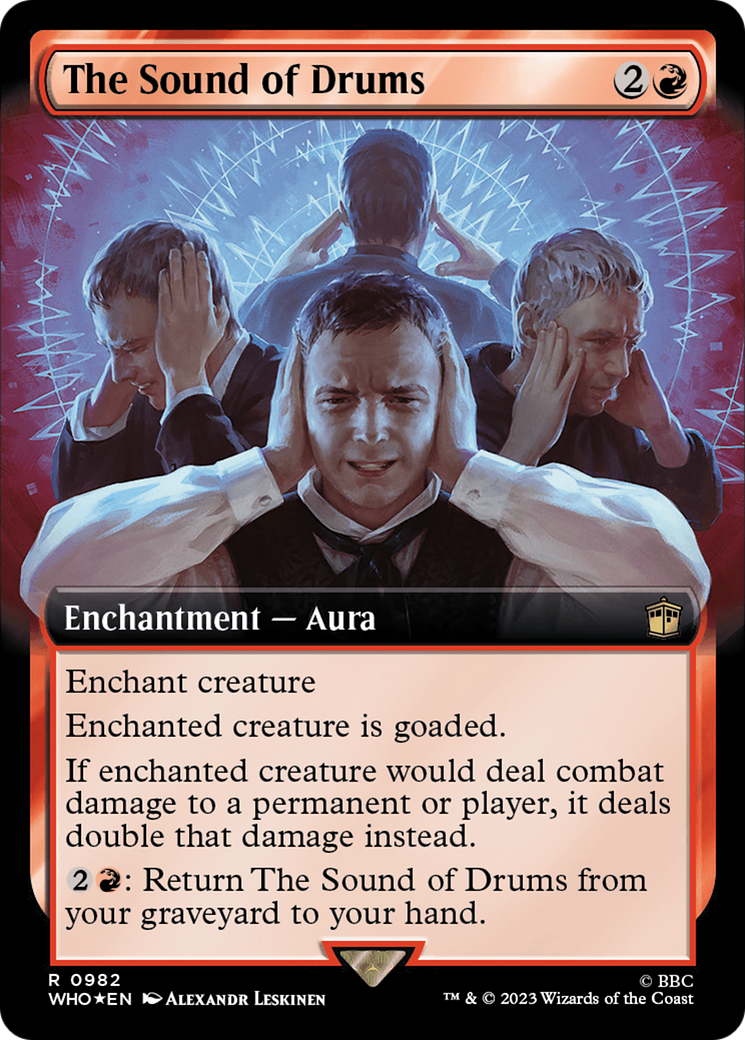 The Sound of Drums (Extended Art) (Surge Foil) [Doctor Who] | Game Master's Emporium (The New GME)
