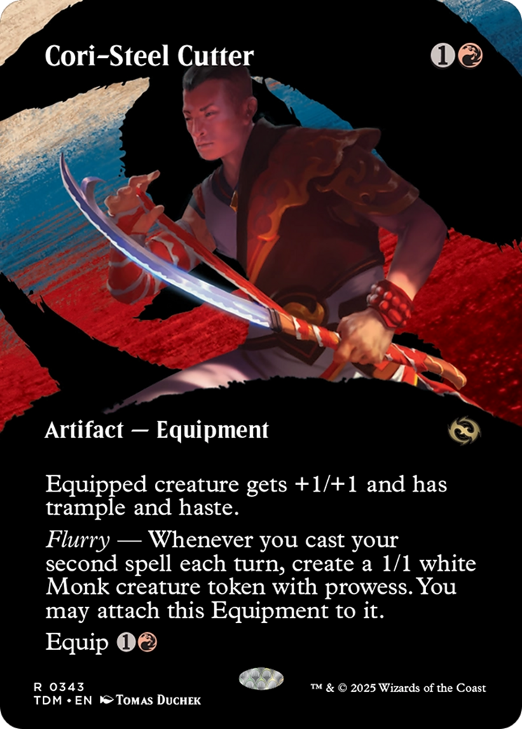 Cori-Steel Cutter (Borderless) [Tarkir: Dragonstorm] | Game Master's Emporium (The New GME)