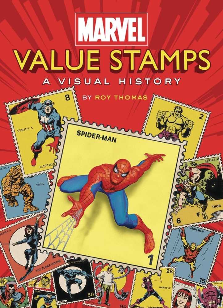 Marvel Value Stamps Visual History Hardcover | Game Master's Emporium (The New GME)