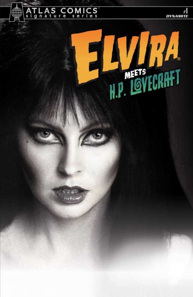 Elvira Meets Hp Lovecraft #1 Cover G Photo Atlas Edition Elvira Signed | Game Master's Emporium (The New GME)