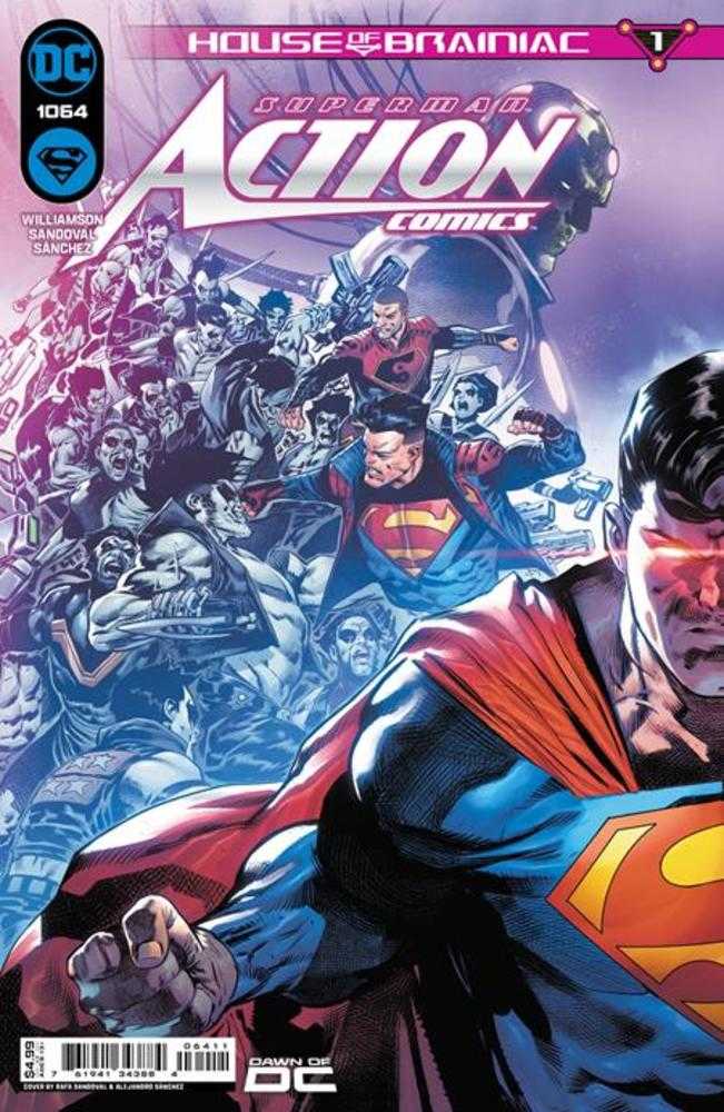 Action Comics #1064 Cover A Rafa Sandoval Connecting (House Of Brainiac) | Game Master's Emporium (The New GME)