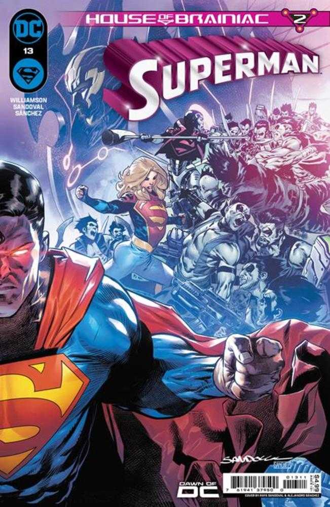 Superman #13 Cover A Rafa Sandoval Connecting (House Of Brainiac) | Game Master's Emporium (The New GME)
