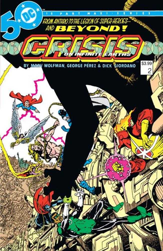 Crisis On Infinite Earths #2 (Of 12) Facsimile Edition Cover A George Perez | Game Master's Emporium (The New GME)