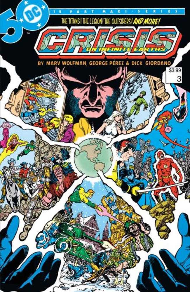 Crisis On Infinite Earths #3 (Of 12) Facsimile Edition Cover A George Perez | Game Master's Emporium (The New GME)