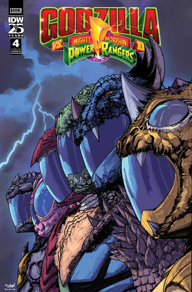 Godzilla vs. The Mighty Morphin Power Rangers II #4 Variant B (Sanchez) | Game Master's Emporium (The New GME)