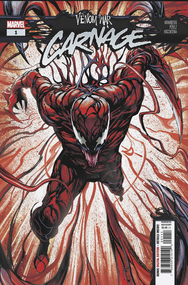 Venom War: Carnage #1 [Vw] | Game Master's Emporium (The New GME)