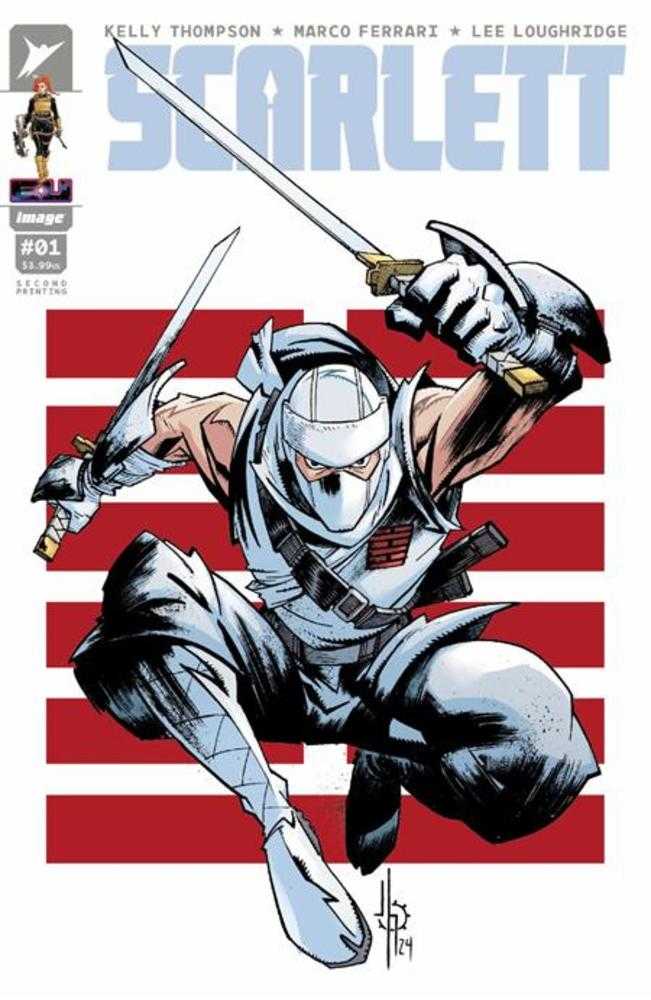 Scarlett #1 2nd Print Cover B Jason Howard Storm Shadow Variant | Game Master's Emporium (The New GME)