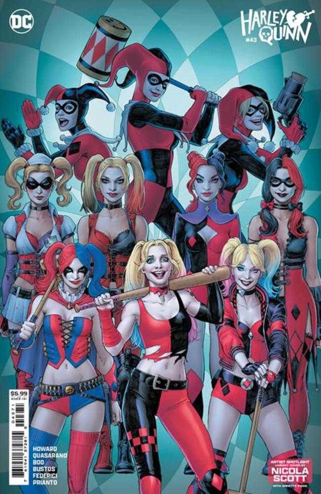 Harley Quinn #43 Cover D Nicola Scott Artist Spotlight Card Stock Variant | Game Master's Emporium (The New GME)