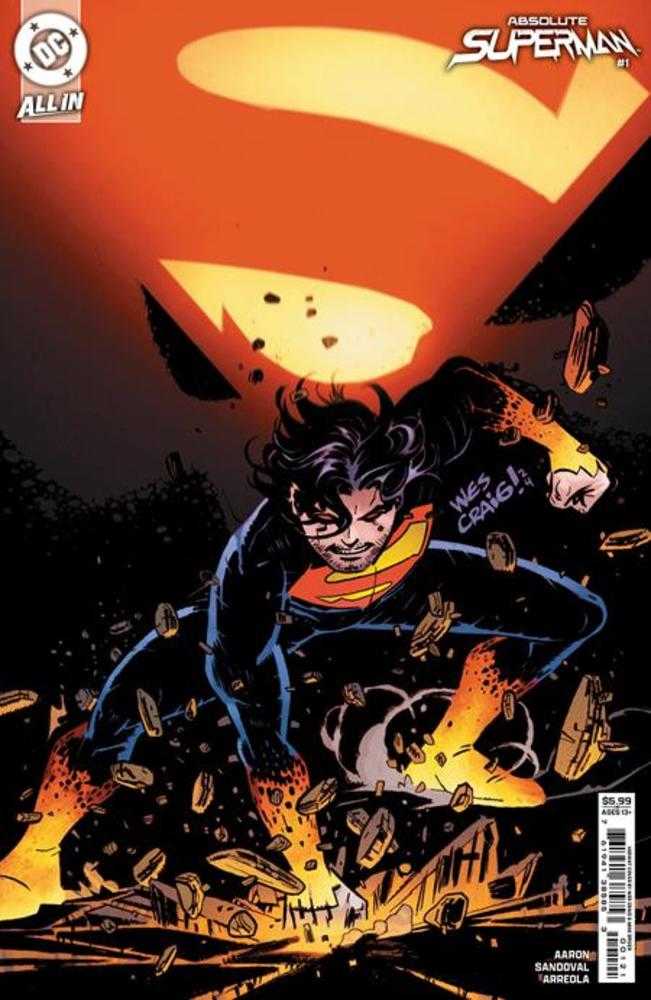 Absolute Superman #1 Cover B Wes Craig Card Stock Variant | Game Master's Emporium (The New GME)