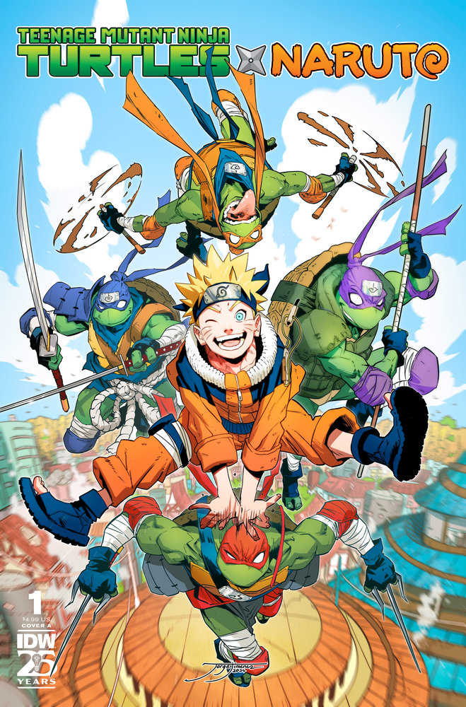 Teenage Mutant Ninja Turtles X Naruto #1 Cover A (JiméNez) | Game Master's Emporium (The New GME)