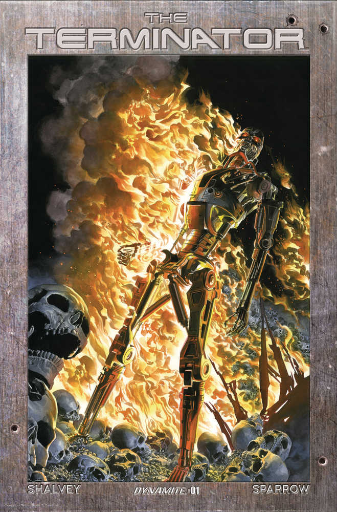 Terminator #1 Cover E Ross Burning Earth Icon | Game Master's Emporium (The New GME)