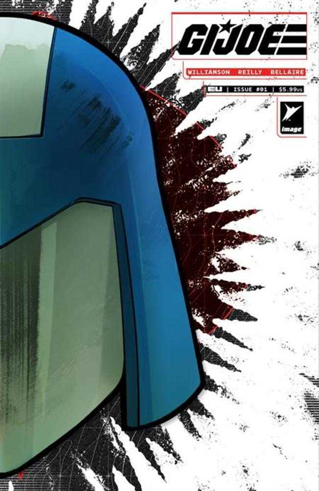 G.I. Joe #1 Cover R Andrea Milana Cobra Commander Mask Die Cut Foil Variant | Game Master's Emporium (The New GME)