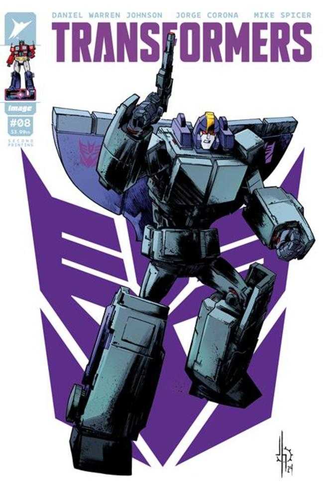 Transformers #8 2nd Print Cover A Jason Howard Decepticon | Game Master's Emporium (The New GME)