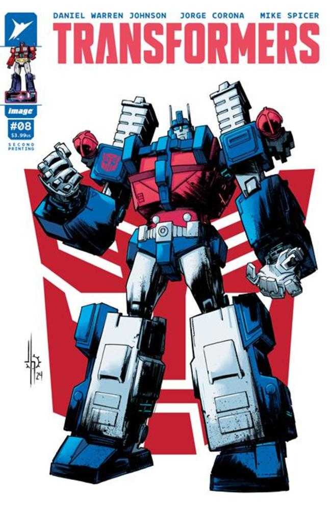 Transformers #8 2nd Print Cover B Jason Howard Autobot Variant | Game Master's Emporium (The New GME)